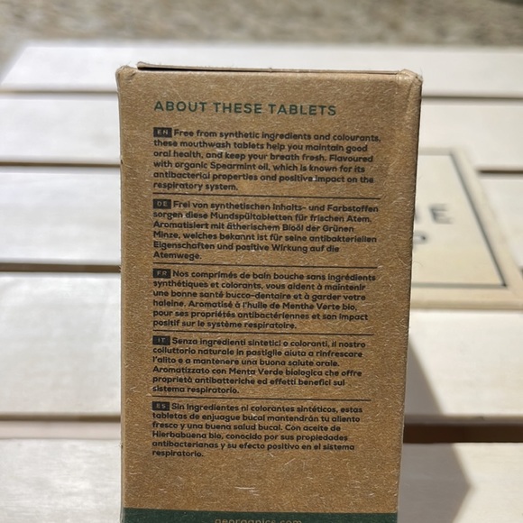 🆕 Georganics Mouthwash Tablets - Spearmint - 180 tablets - Picture 6 of 6